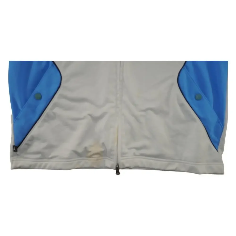 Jordan Jumpman Full Zip Track Jacket White Blue Men’s Athletic Y2K Size L